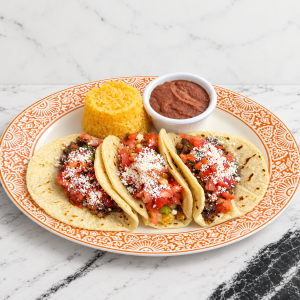 3 Tacos al Carbón (Platter)